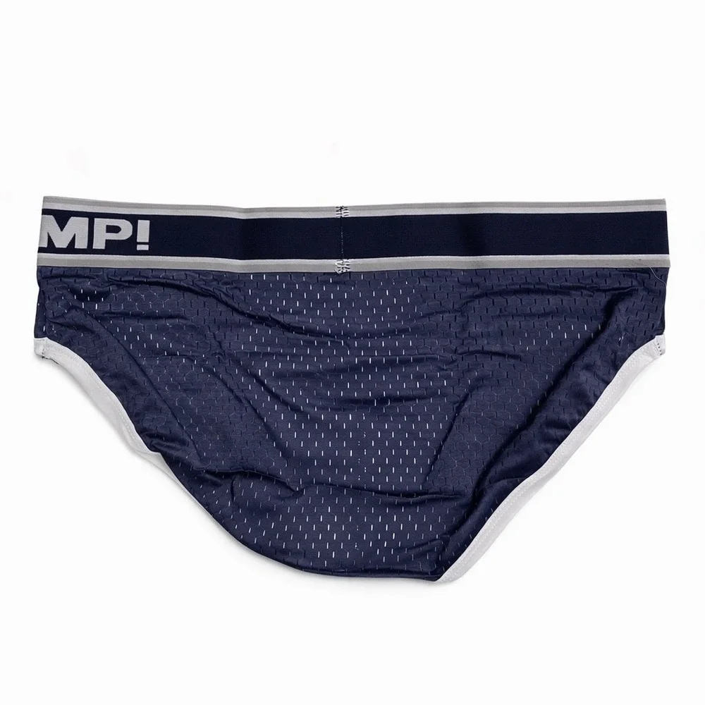 PUMP! Mesh Briefs Blue/White/Gray Size XXL (34-36)‎ NWT